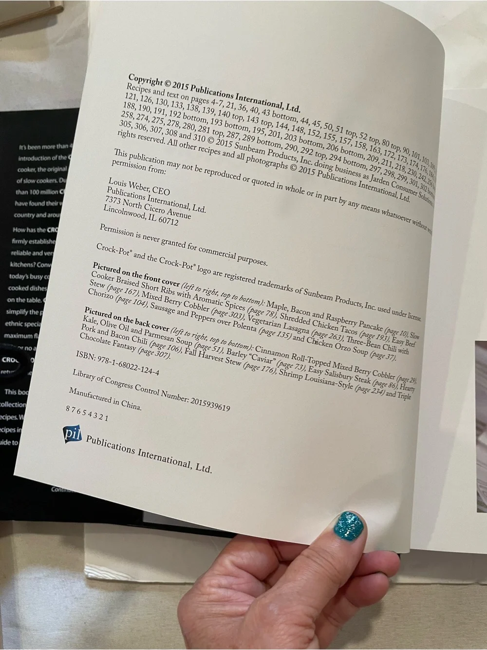 N/A wonderful cookbook
